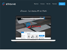 Tablet Screenshot of etrouve.com